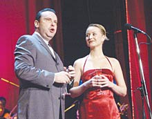 Štefan Margita zaspieval duet s Michaelou Váradyovou.